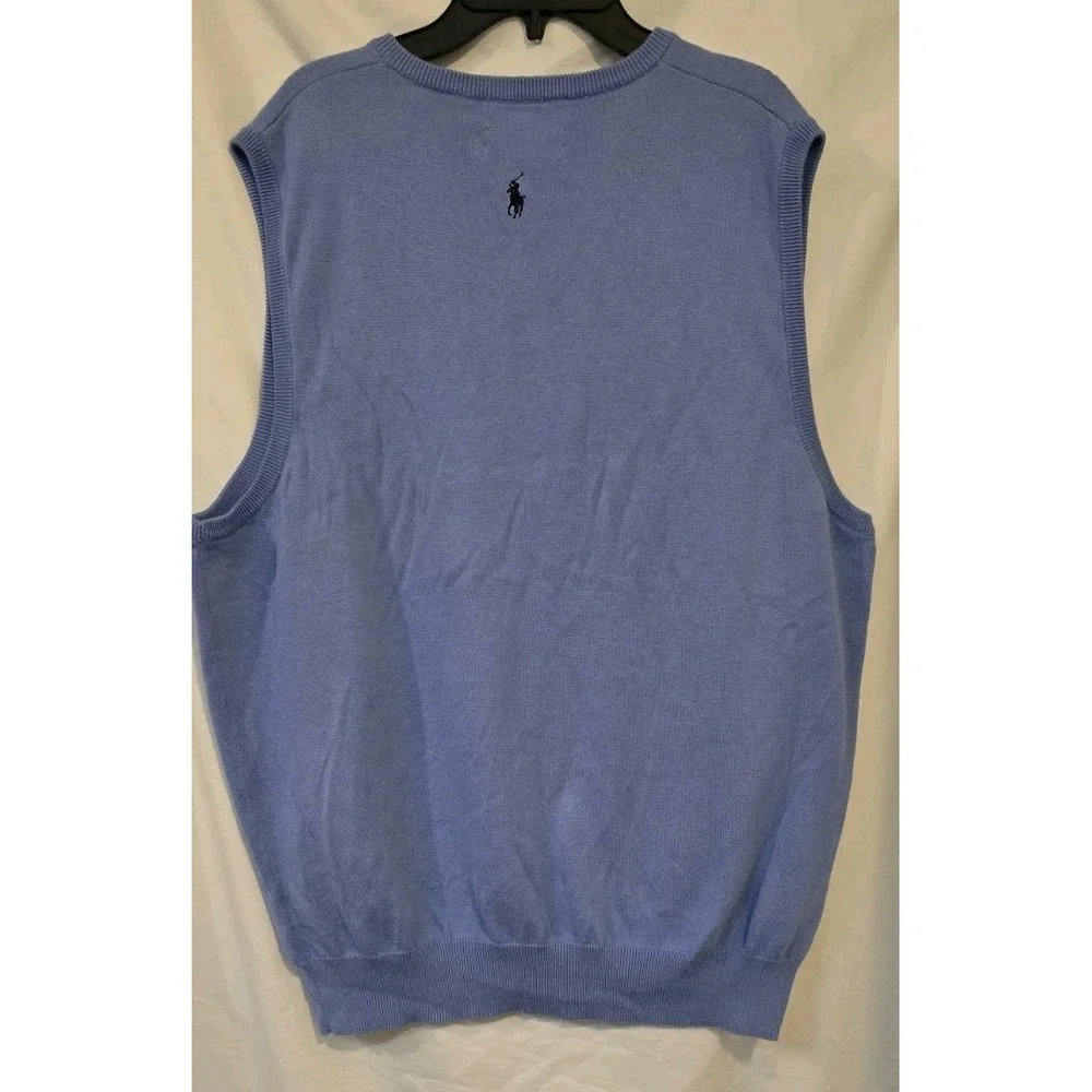 Polo Golf Ralph Lauren Blue Sweater Vest 2011‎ US Open Congressional
